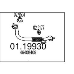 Výfukové potrubie MTS 01.19930