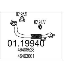 Výfukové potrubie MTS 01.19940