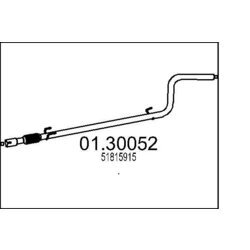 Predný tlmič výfuku MTS 01.30052