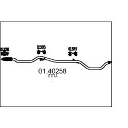 Výfukové potrubie MTS 01.40258