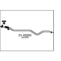Výfukové potrubie MTS 01.40293