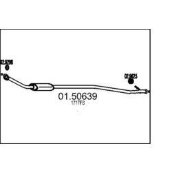 Stredný tlmič výfuku MTS 01.50639