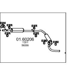 Koncový tlmič výfuku MTS 01.60206