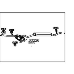 Koncový tlmič výfuku MTS 01.60226