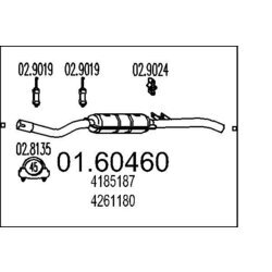 Koncový tlmič výfuku MTS 01.60460