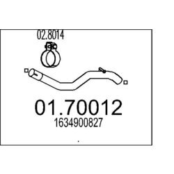 Výfukové potrubie MTS 01.70012