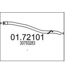 Výfukové potrubie MTS 01.72101
