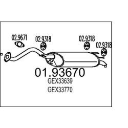 Koncový tlmič výfuku MTS 01.93670