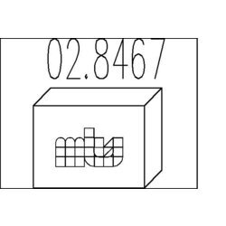 Tlmič výfuku - montážna sada MTS 02.8467