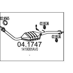 Katalyzátor MTS 04.1747