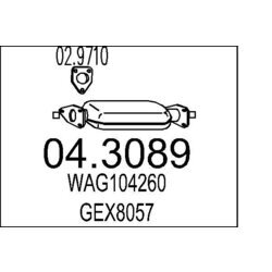 Katalyzátor MTS 04.3089