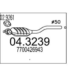 Katalyzátor MTS 04.3239