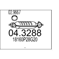 Katalyzátor MTS 04.3288