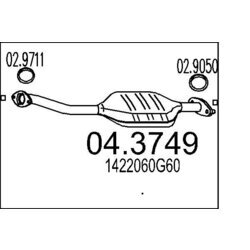 Katalyzátor MTS 04.3749