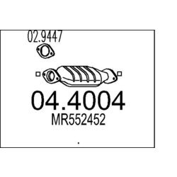 Katalyzátor MTS 04.4004