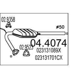 Katalyzátor MTS 04.4074