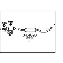 Katalyzátor MTS 04.4098