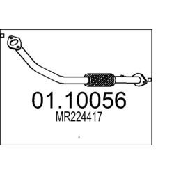 Výfukové potrubie MTS 01.10056