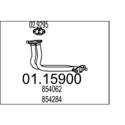 Výfukové potrubie MTS 01.15900