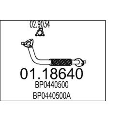 Výfukové potrubie MTS 01.18640