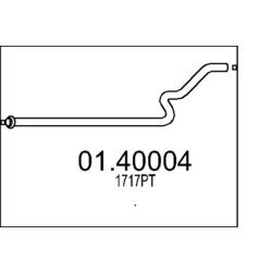 Výfukové potrubie MTS 01.40004