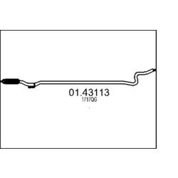Výfukové potrubie MTS 01.43113