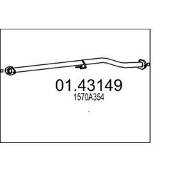 Výfukové potrubie MTS 01.43149