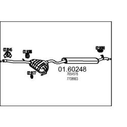 Koncový tlmič výfuku MTS 01.60248