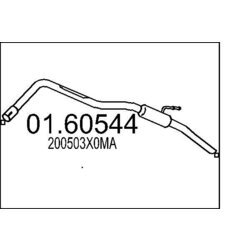 Koncový tlmič výfuku MTS 01.60544
