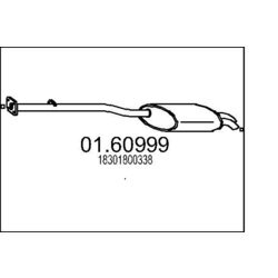 Koncový tlmič výfuku MTS 01.60999
