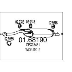 Koncový tlmič výfuku MTS 01.68190