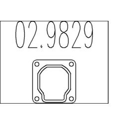 Tesnenie výfukovej trubky MTS 02.9829
