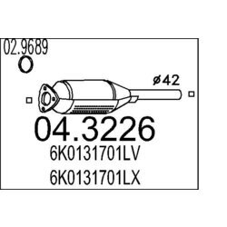 Katalyzátor MTS 04.3226