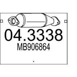 Katalyzátor MTS 04.3338