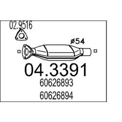 Katalyzátor MTS 04.3391