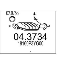 Katalyzátor MTS 04.3734