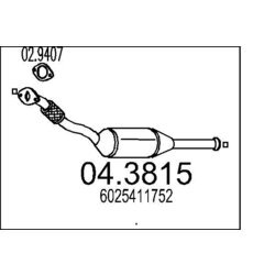 Katalyzátor MTS 04.3815