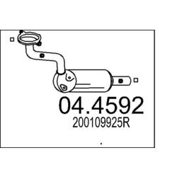 Katalyzátor MTS 04.4592