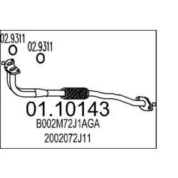 Výfukové potrubie MTS 01.10143