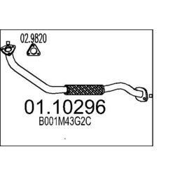 Výfukové potrubie MTS 01.10296