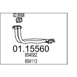 Výfukové potrubie MTS 01.15560