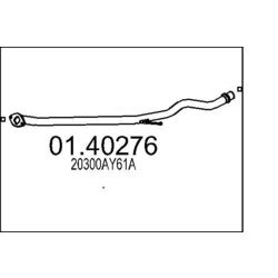 Výfukové potrubie MTS 01.40276