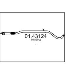 Výfukové potrubie MTS 01.43124