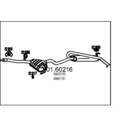 Koncový tlmič výfuku MTS 01.60216