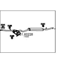 Koncový tlmič výfuku MTS 01.60228