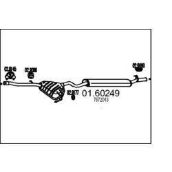 Koncový tlmič výfuku MTS 01.60249