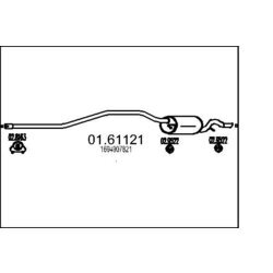 Koncový tlmič výfuku MTS 01.61121