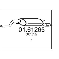 Koncový tlmič výfuku MTS 01.61265