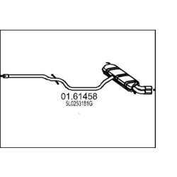 Koncový tlmič výfuku MTS 01.61458
