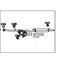 Koncový tlmič výfuku MTS 01.67330